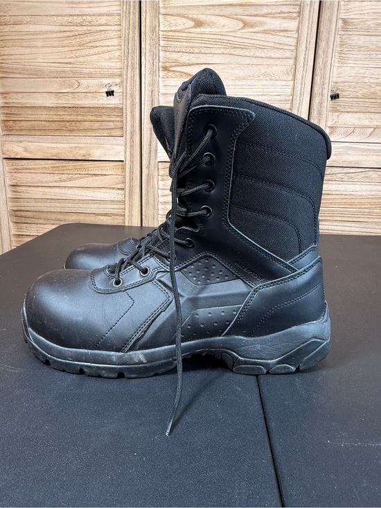 Battle Ops Other - Batlle Ops Black Tactical Work Boots with Side Zippers Waterproof Size 10